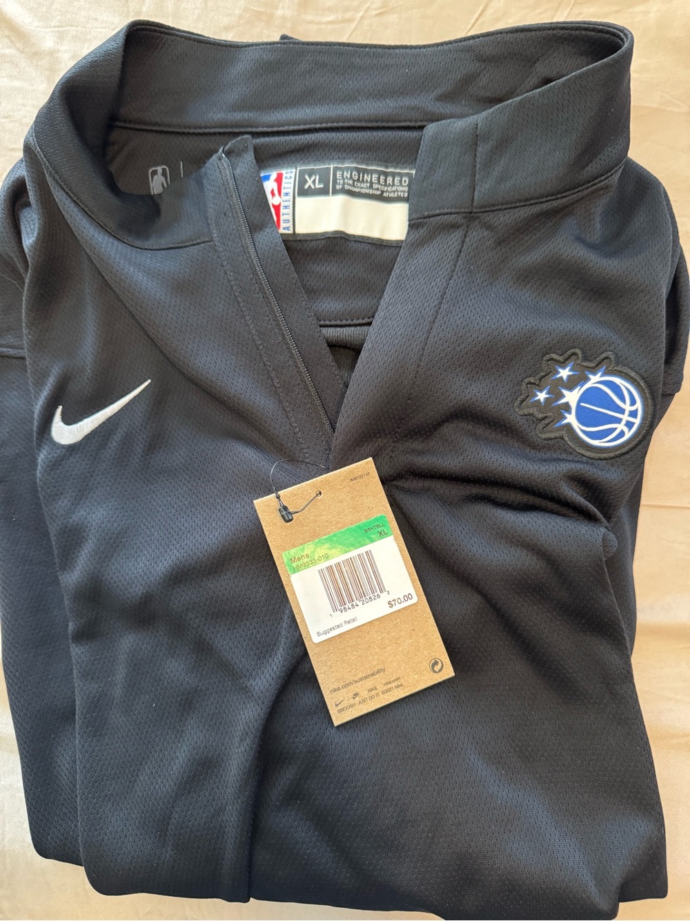 Nike x NBA Orlando Magic Dri-FIT Quarter Zip Pullover – Men’s XL | NWT